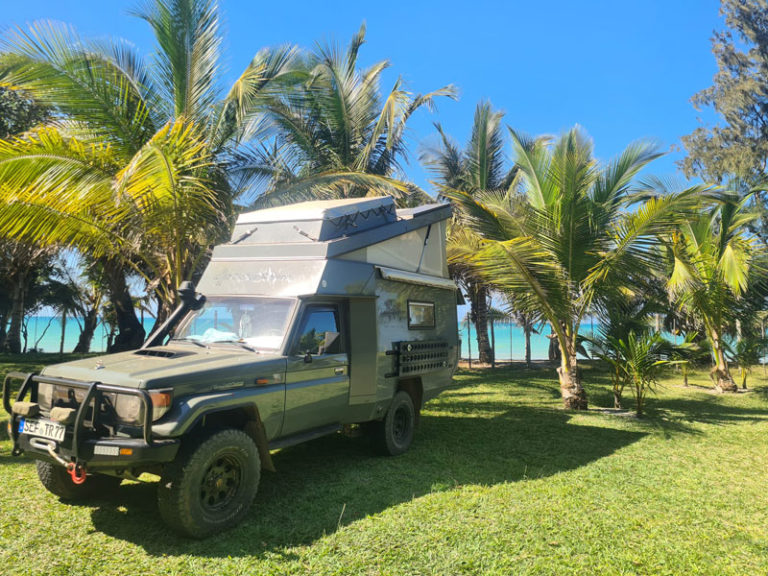 Unser erster Campground am Beach
