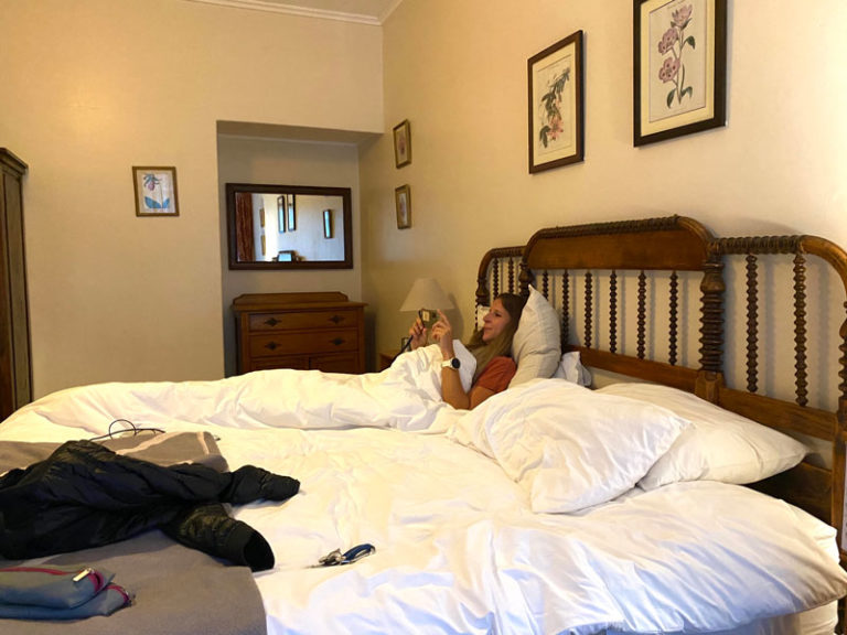 TV im Bett - Tanja bevorzugt zwar Mojito