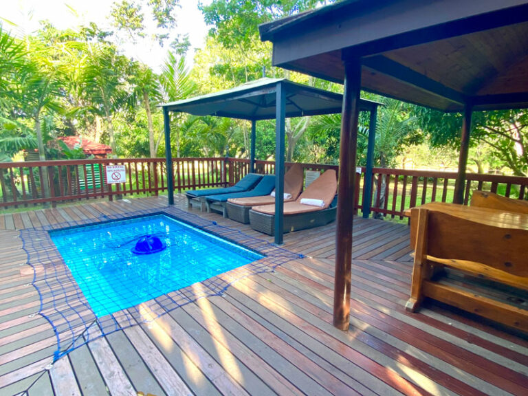 Unser privater Pool
