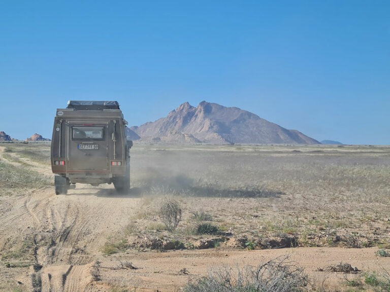 Fahrt zur Spitzkoppe