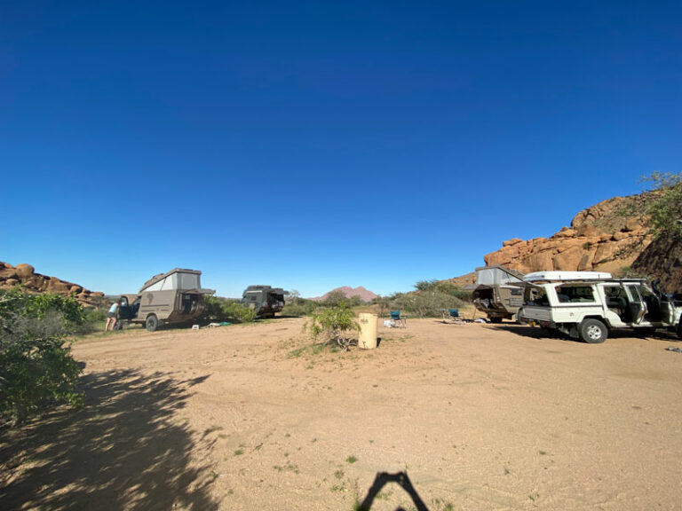 Unser Camp bei Spitzkoppe