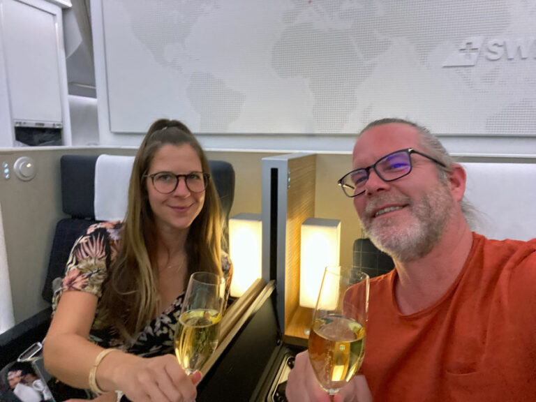 Prost! Auf einen guten Flug;-)