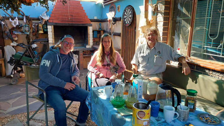 Gruppenfoto mit Karsten