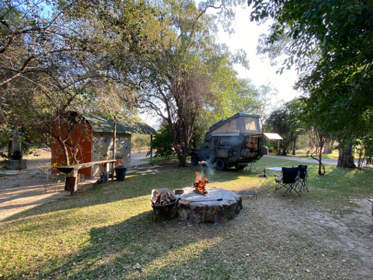 Unser Campground mit privater Dusche/Toilette