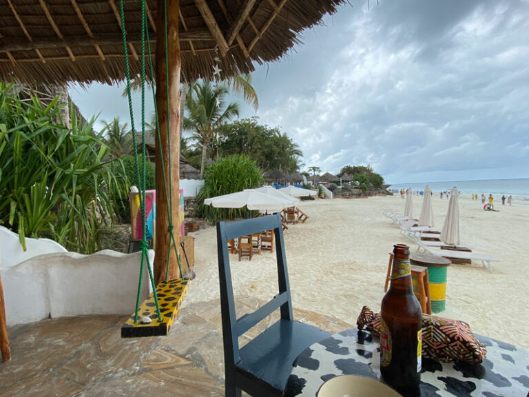 Bier am Strand