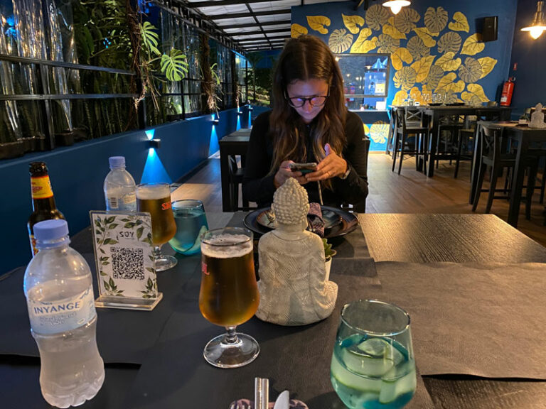 Tanja ist beschäftigt