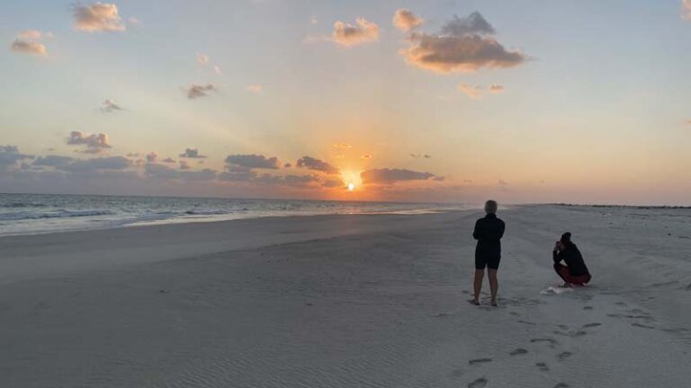 Sonnenuntergang bei 3 Palms Lagoon
