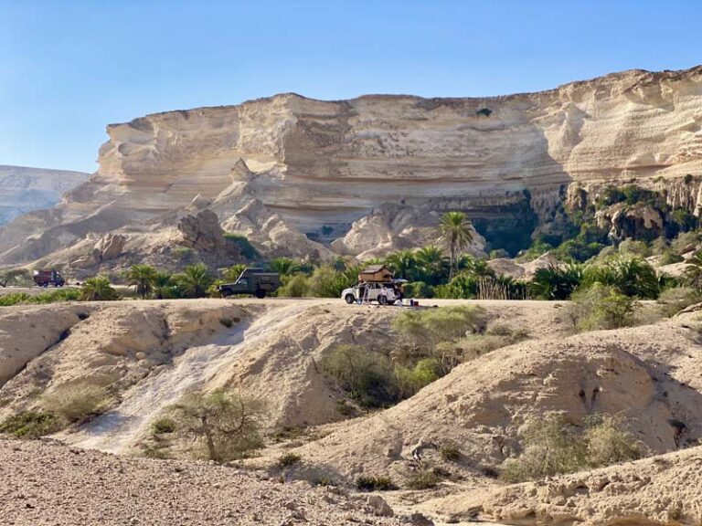 Camp bei Wadi Shuwaymiyah