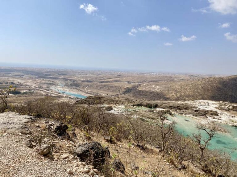 Blick von Wadi Darbat Richtung Meer