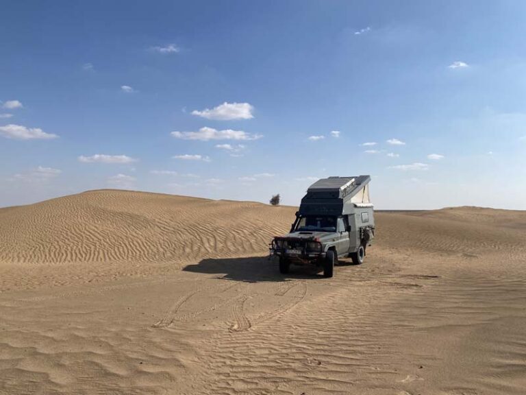 Unser Camp in der Rub Al-Khali