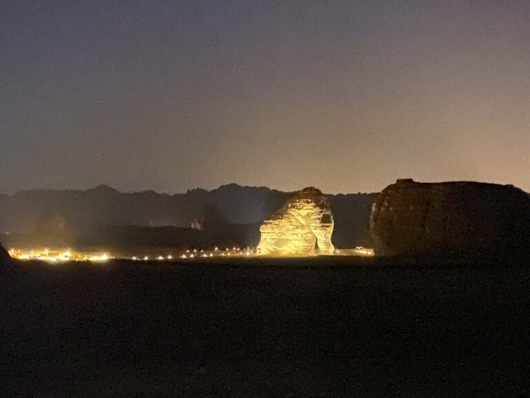 Elefant-Rock by night