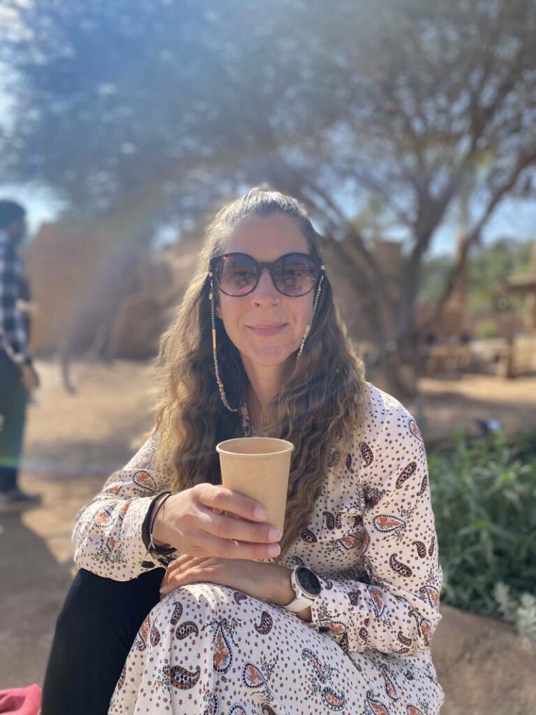 Wir geniessen Saudi Kaffee