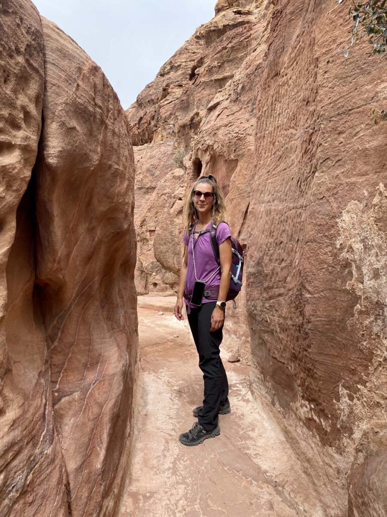 Tanja im Canyon
