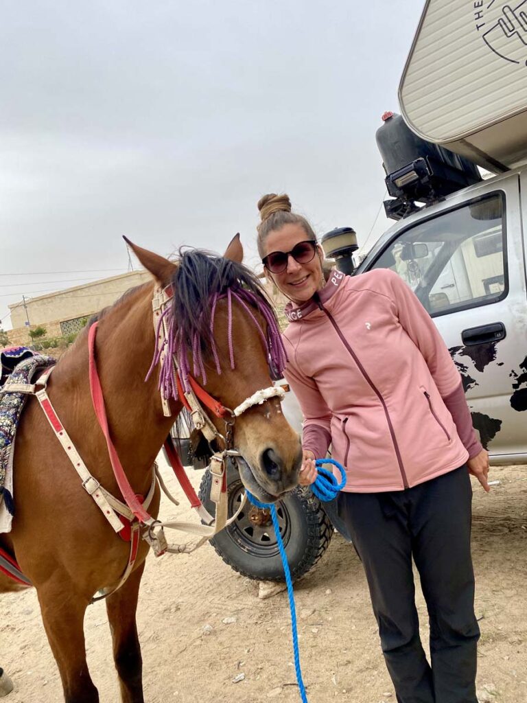 Tanja mit Pferd