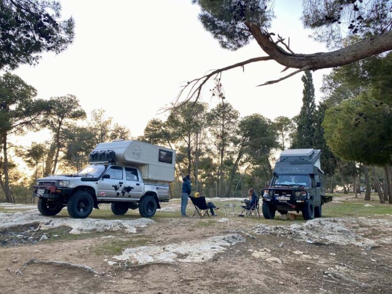 Unser Camp im King of Bahrain Kingdom Forrest