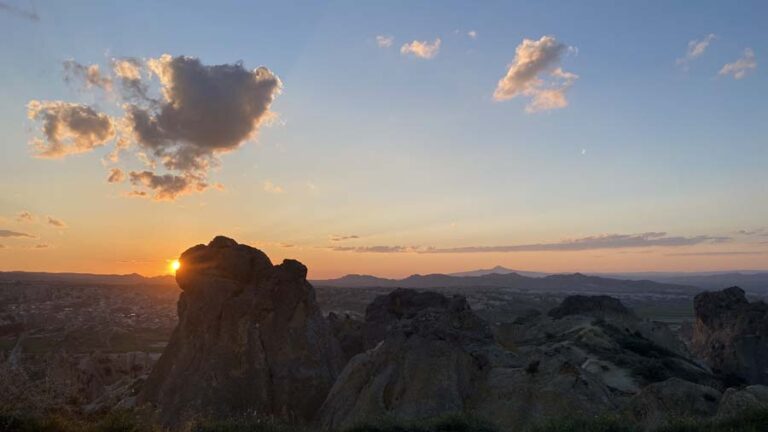 Faszinierender Sonnenuntergang