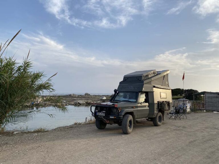 Unser Camp bei Aydins Naturhafen