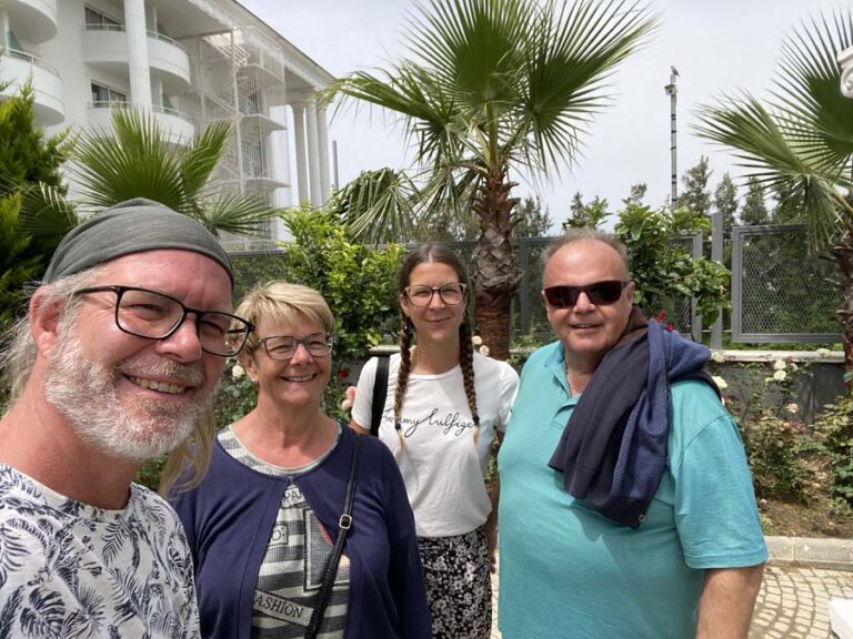 Abschiedsfoto mit Andrea & Markus