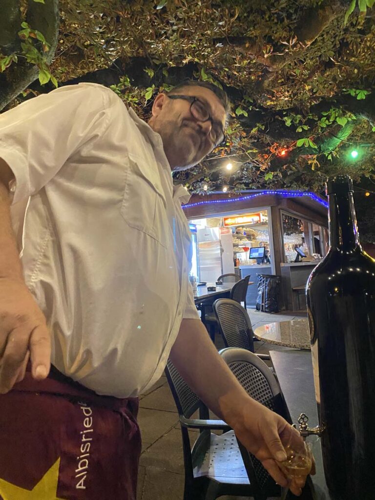 Und der Chef-Kellner