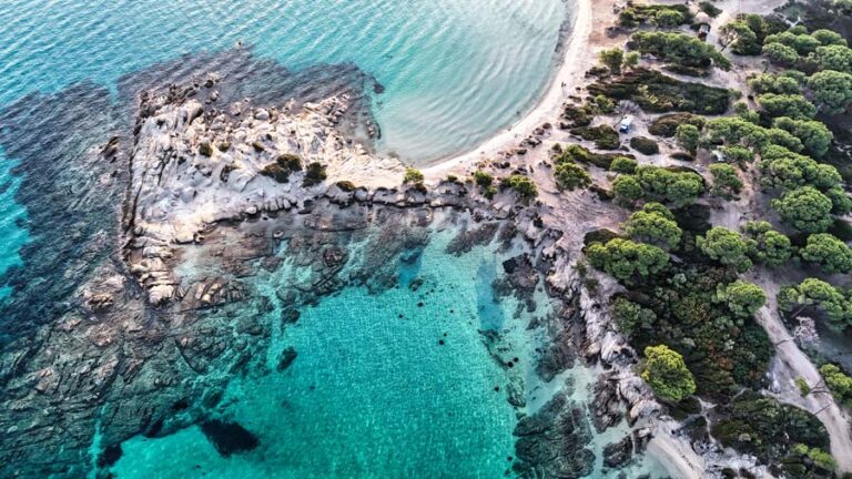 Karidi Beach aus der Luft
