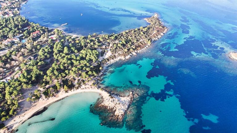 Karidi Beach aus der Luft
