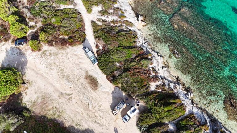 Karidi Beach aus der Luft