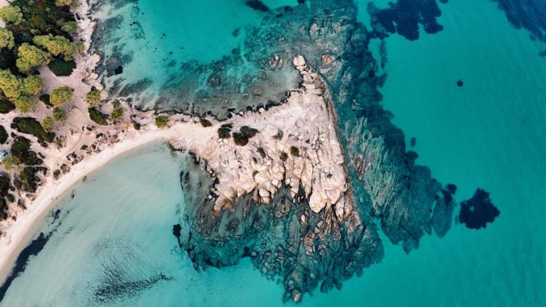 Karidi Beach aus der Luft