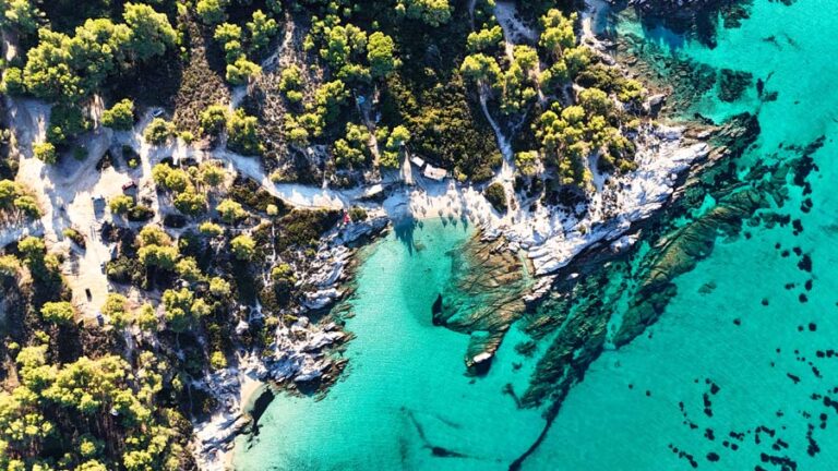 Orange Beach aus der Luft