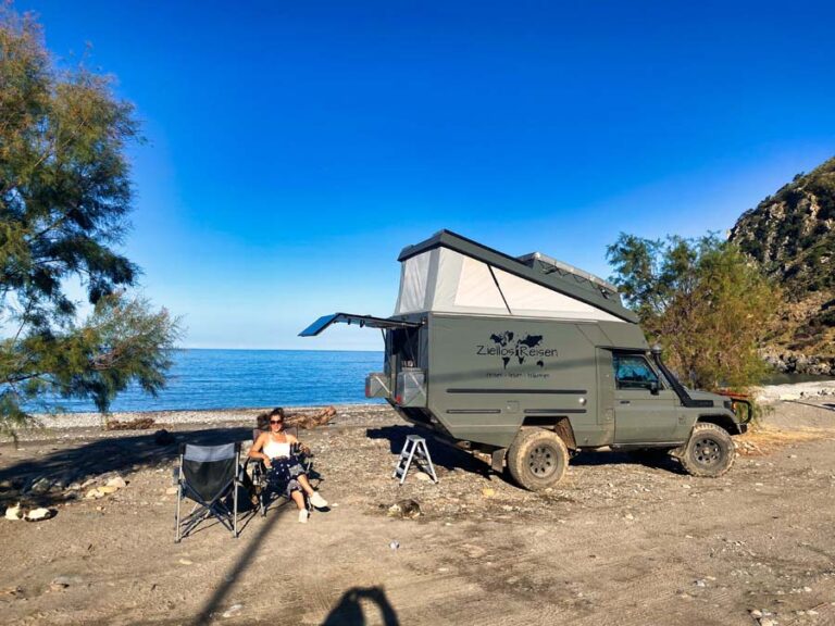Unser Platz am Metochiou Strand