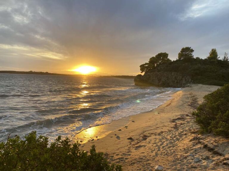 Abendstimmung Foresta Sithonia Beach