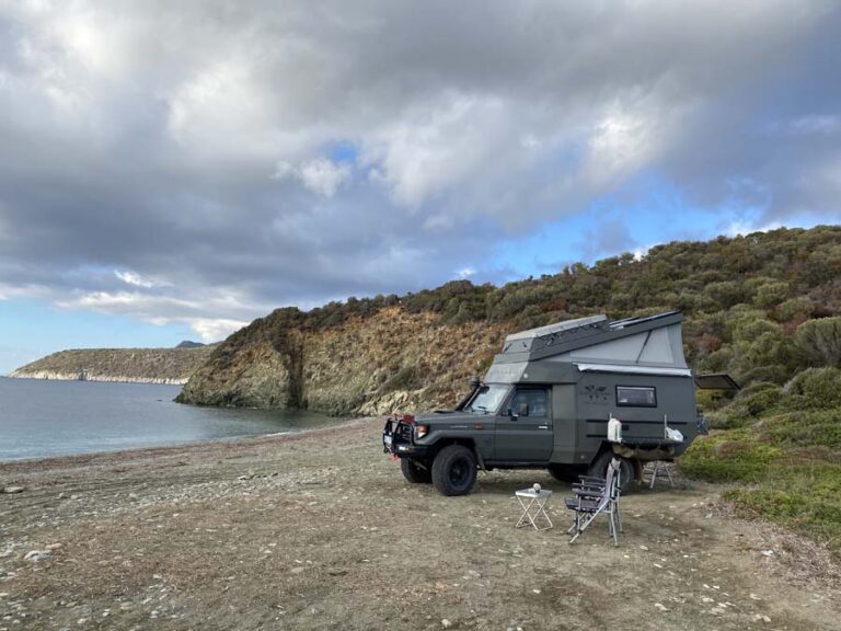 Unser Camp am Sithonia Cape