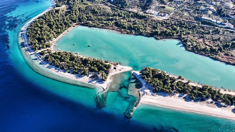Glarokavos Beach aus der Luf