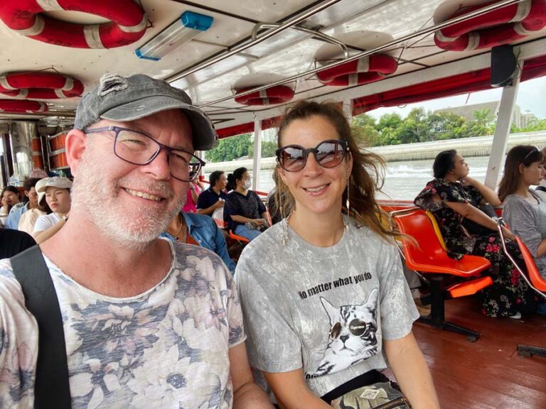 Irgendwo auf dem Chao Phraya in BKK