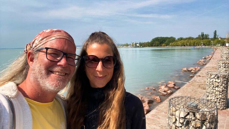 Selfie am Lake Balaton