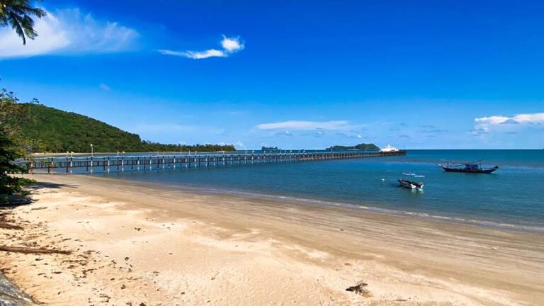 Der Strand und das Pier
