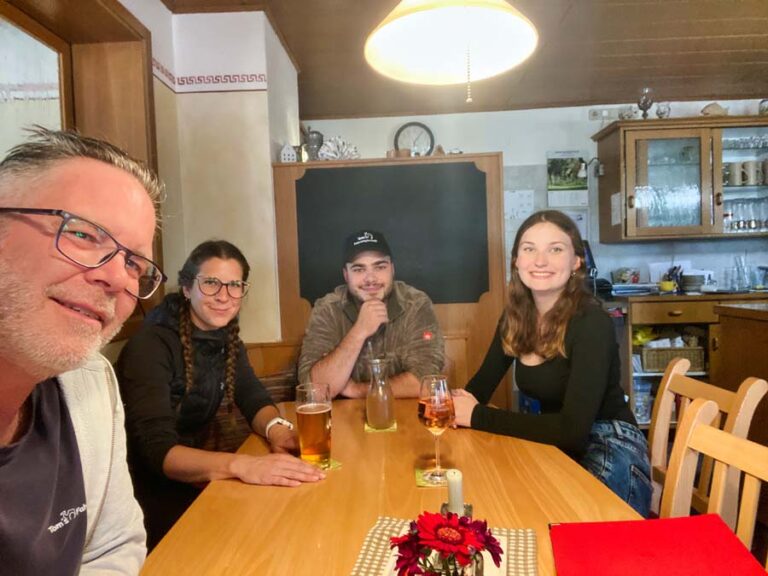 Mit Hanna & Veit beim "Pfeuffer"